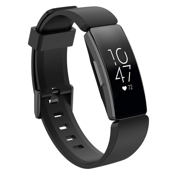 Silikonarmband Fitbit Inspire/Inspire HR/Inspire 2 Svart
