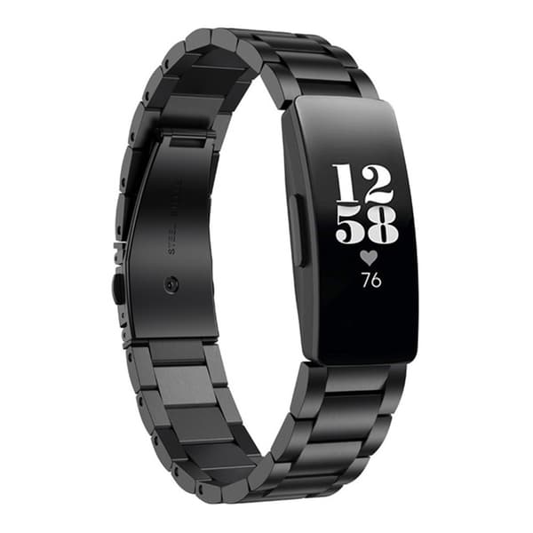 Metallarmband Fitbit Inspire/Inspire HR/Inspire 2 Svart