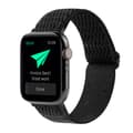 Miniatyrbild 1 av 3: Vävd Nylonarmband Apple Watch 42/44/45/49 mm Svart