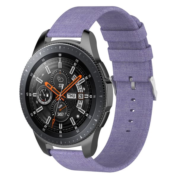 Canvasarmband Samsung Galaxy Watch 46mm Lila