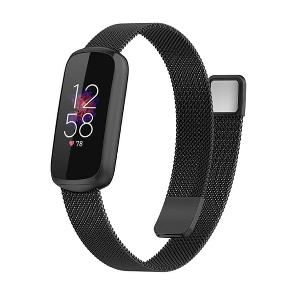 Milanese Loop Armband Fitbit Luxe Svart