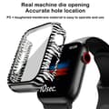 Miniatyrbild 6 av 6: Heltäckande Skal till Apple Watch 1/2/3 Härdat glas 38mm ZEBRA