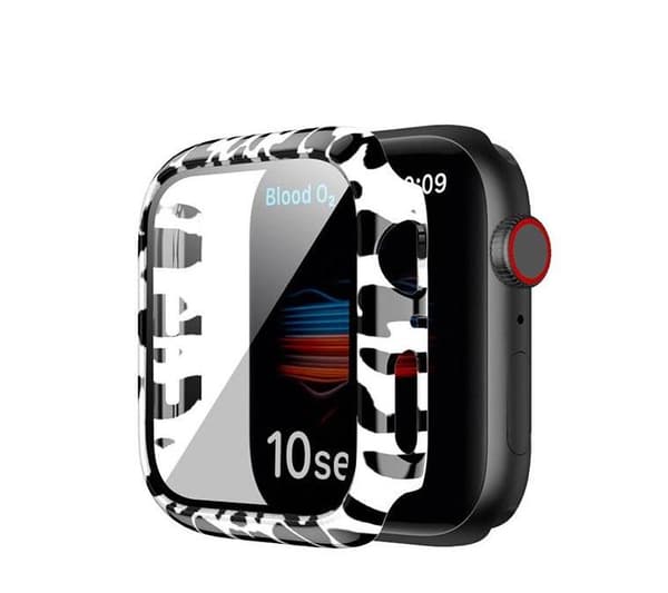 Heltäckande Skal till Apple Watch 4/5/6/SE Härdat glas 40mm COW