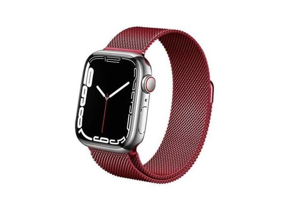 Crong Crong Milano Steel strap for Apple Watch 38/40 mm red