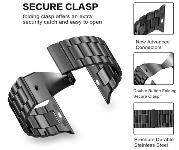 Apple Watch 42 / 44 mm Metallarmband