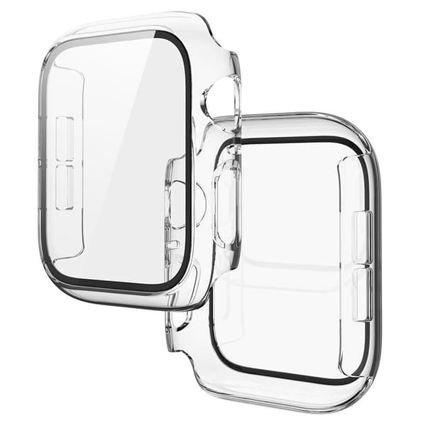 Heltäckande Skal till Apple Watch 1/2/3 Härdat glas 38mm TRANSPARENT