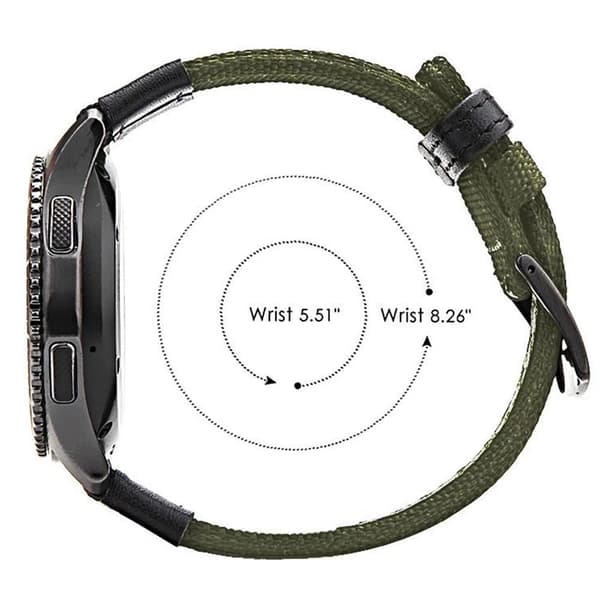 Stilsäkert Nylonarmband - Samsung Galaxy Watch S3 Frontier