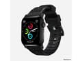 Miniatyrbild 2 av 5: Nomad NM1A41BN00, Band, Smartwatch, Svart, Apple, Apple Watch Series 7, 6, SE, and all previous versions of Apple Watch, Gummi, Rostfritt stål