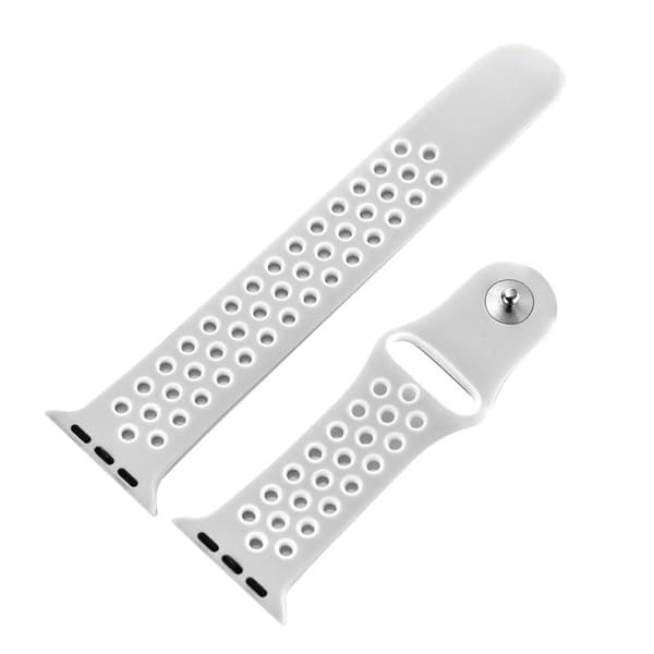 För Apple Watch 42/44mm L silikon Sport klockarmband