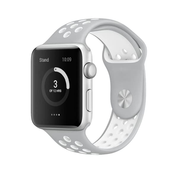 För Apple Watch 42/44mm L silikon Sport klockarmband