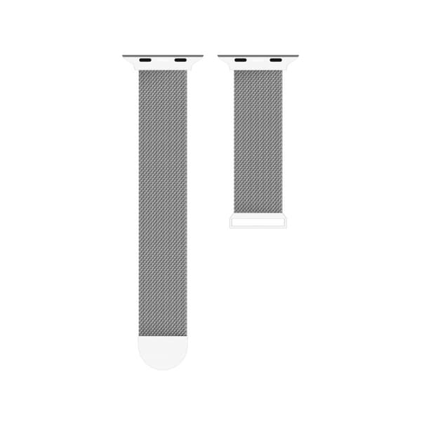 Apple Watch 42 / 44 mm Milanese Loop Metall Armband Silver