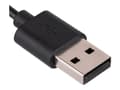 Miniatyrbilde 3 av 5: Akyga AK-SW-16 - Kun lade-kabel - USB (kun strøm) hann til terminal (magnet) - 1 m - for Amazfit Stratos 3