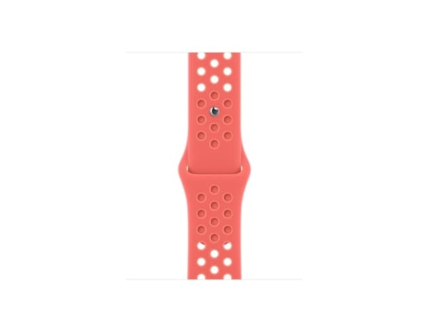 Apple Nike - Band för smart klocka - 130 - 200 mm - magic ember, crimson bliss - för Watch Hermès Series 7, Hermès Series 9, Nike Series 7, Series 10