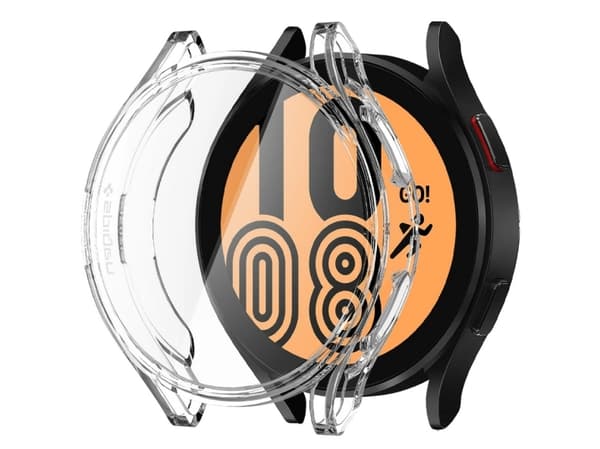 Spigen Ultra Hybrid, Kellosuoja, Samsung, Galaxy Watch 5/4 (40mm), Polykarbonaatti (PC), Termoplastinen polyuretaani (TPU), 43,6 mm, 48,7 mm