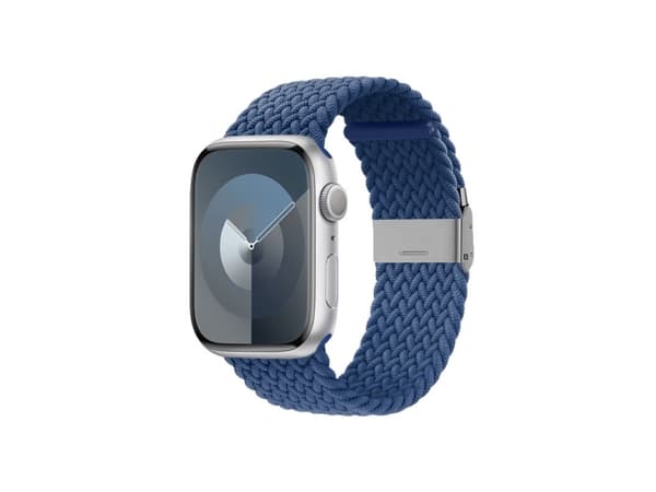 Crong CRG-44WAV-BLU, Klokkereim, Apple, Apple Watch 42/44/45/49mm, Polyesterfiberfyll, Blå