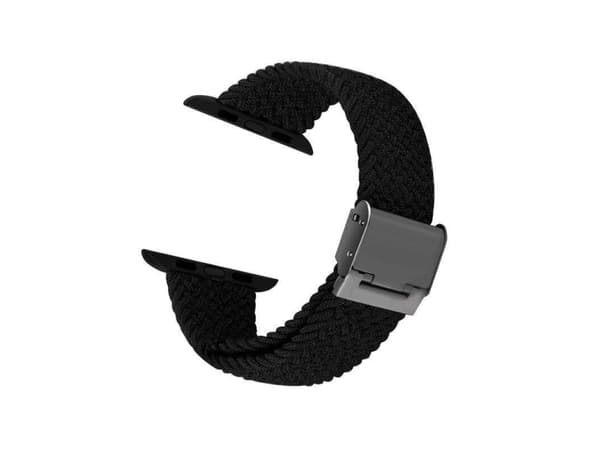 Crong Crong Wave Band flettet stropp for Apple Watch 38/40/41 mm grafitt