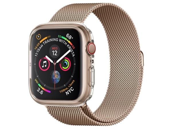 Spigen ACS04195, Ask, Smartwatch, Transparent, Apple, Apple Watch Series SE, 6, 5, 4 (41mm/40mm), Termoplastisk polyuretan (TPU)