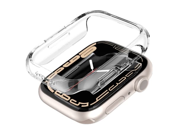 Spigen Thin Fit, Ask, Smartwatch, Transparent, Apple, Apple Watch Series 8 / 7 (41mm), Polykarbonat