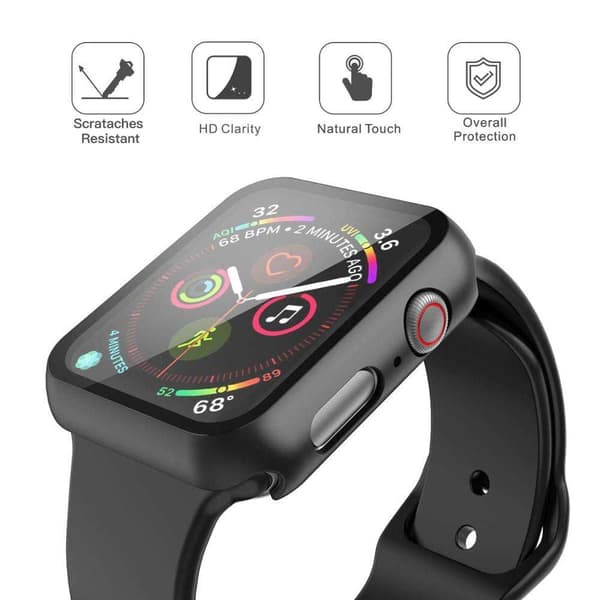 Apple Watch 40mm series 6/5/4 / SE1/SE2-kuori näytönsuojalla