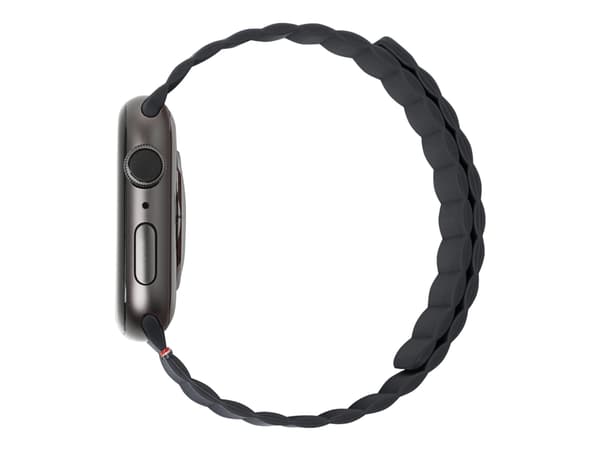 Decoded Traction - KlocKräm för smart klocka - träkol - för Apple Watch Hermès Series 9, Series 10, Series 8, Series 9, Ultra, Ultra 2
