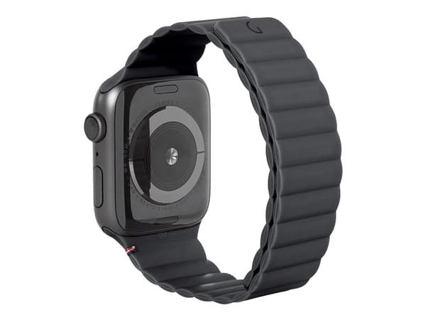 Decoded Traction - KlocKräm för smart klocka - träkol - för Apple Watch Hermès Series 9, Series 10, Series 8, Series 9, Ultra, Ultra 2