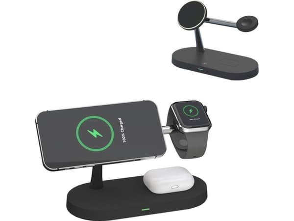 Strado 3in1 QI T268 induktiv lader for Apple iPhone/AirPods/Watch universal