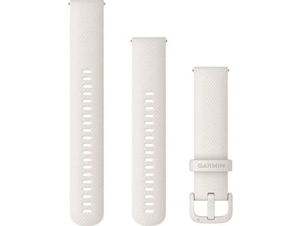 Quick Release 20 Silikon håndleddsstropp (Misty White/Misty White Buckle) (010-12924-80)