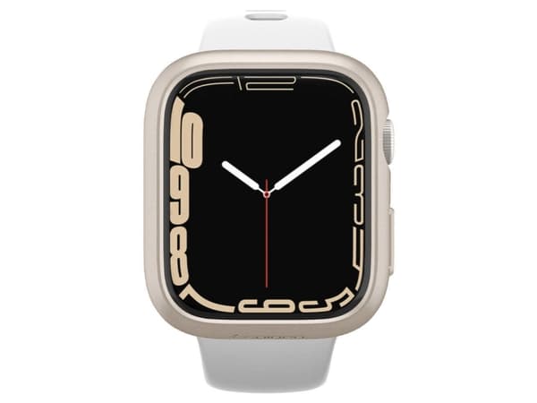 Spigen ACS04185, Kotelo, Älykello, Apple, Watch Series 8 / 7, Polykarbonaatti (PC), Starlight