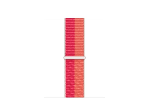 Apple - Band för smart klocka - 130 - 200 mm - nektarin, pionrosa - för Watch Hermès Series 7, Hermès Series 9, Nike Series 7, Series 10, Series 8, S