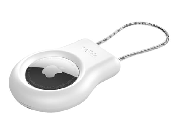 Belkin MSC009btWH, Avaimenperä äänellä, Valkoinen, Naarmuuntumisenkestävä, 1 kpl, AirTag