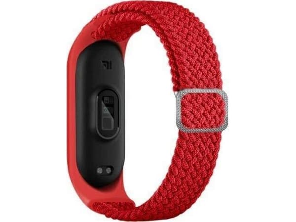 Beline Beline Mi Band 5/6 Tekstilreim rød/red