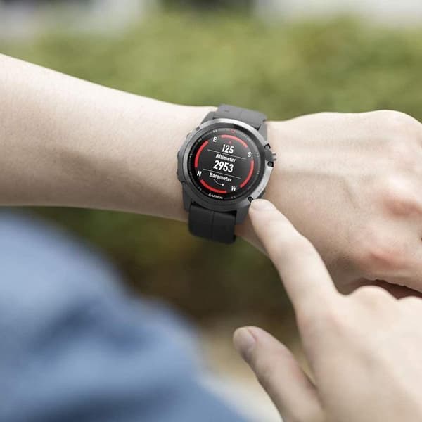 Iconband Garmin Fenix 5/6/6 Pro/7 - Svart