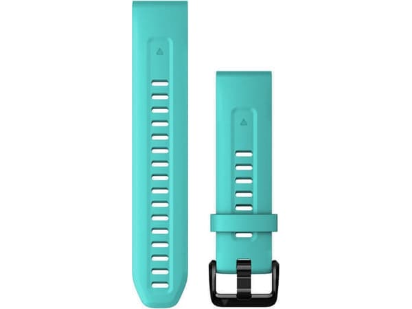 Garmin QuickFit 20 silikonirannehihna (turkoosi/musta solki) (010-13102-05)