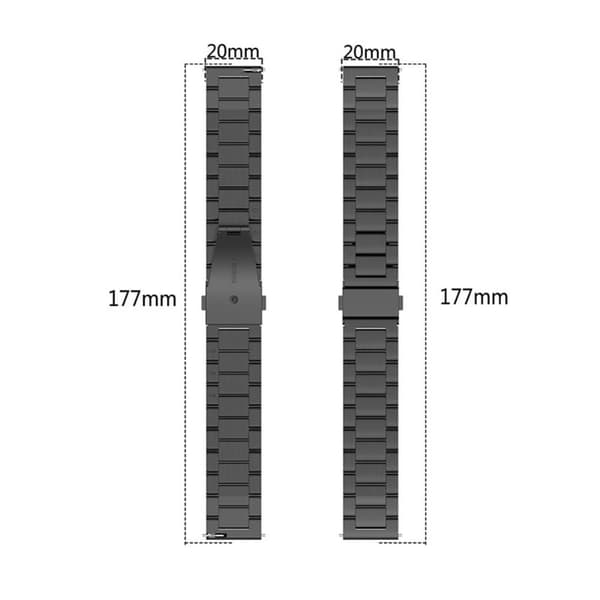 Huawei Watch GT3 42mm/Watch GT2 42mm teräksinen vaihtohihna