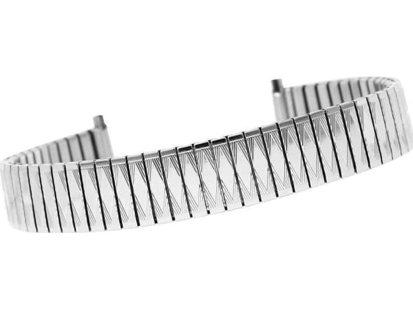 Kemer Silver HQ 12 armband med sträckning till 16 mm 102S-12/16