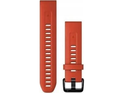 Garmin QuickFit 20 -silikoniranneke, tulenpunainen