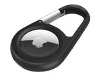 Belkin Secure Holder with Carabiner - Fodral för airtag - svart - för Apple AirTag