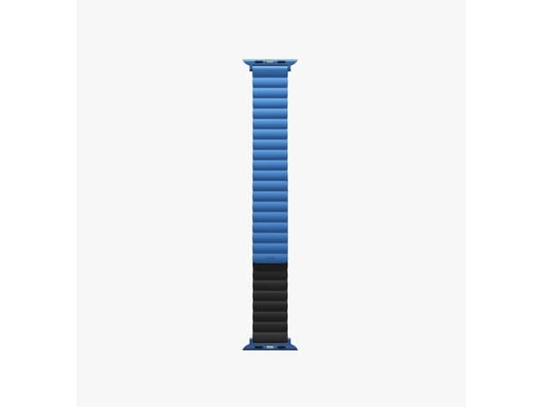 Uniq Revix, Rannekello, SmartWatch, Musta, Sininen, Apple, Apple Watch 42/41/40mm, Silikoni, Ruostumaton teräs