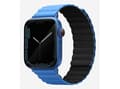 Pikkukuva 1 / 5: Uniq Revix, Rannekello, SmartWatch, Musta, Sininen, Apple, Apple Watch 42/41/40mm, Silikoni, Ruostumaton teräs