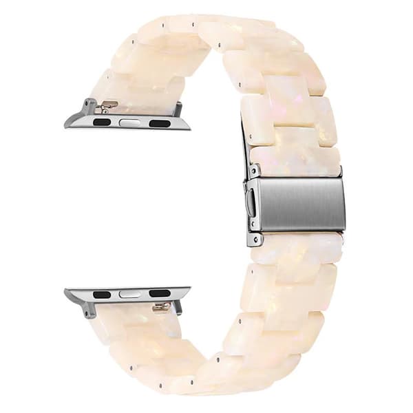 Apple Watch helmiäinen rannekoru 42/44/45 mm iWatch 7 ruostumatonta terästä