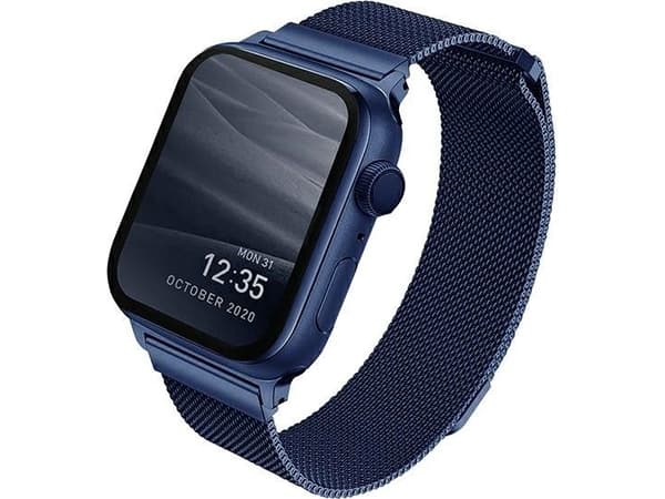 UNIQ Dante Strap Apple Watch Series 1/2/3/4/5/6/7/8/SE/SE2 38/40/41mm Stainless Steel marine blue