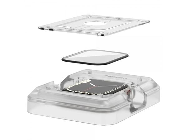 Spigen ProFlex EZ Fit, Skärmskydd för klocka, Apple, Watch Series 8/7, Låda