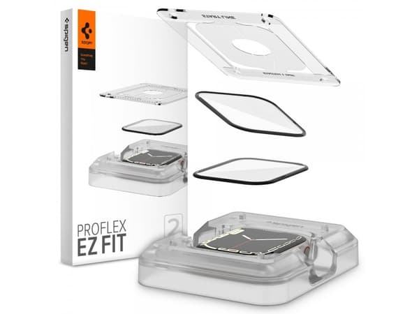 Spigen ProFlex EZ Fit, Skärmskydd för klocka, Apple, Watch Series 8/7, Låda