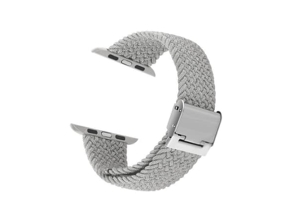 Crong CRG-44WAV-CMP, Klokkereim, Apple, Apple Watch Series 7/6/3/SE/Nike, Polyester, Rustfritt stål, Rustfritt stål