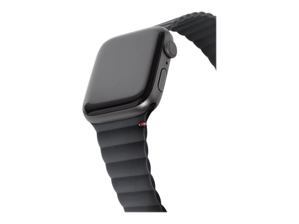 Decoded Silicone Magnetic Traction Strap Lite - Klokkestropp for smart armbåndsur - koksgrå - for Apple Watch Hermès Series 7, Hermès Series 9, Nike