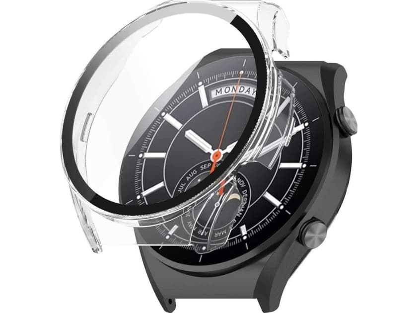 Alogy Alogy Silicone Watch Case with Protective Film for Huawei Watch GT 3 42mm Black Universal