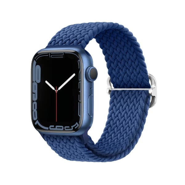 Flätat Armband för Apple Watch 38/40/41 mm Blå M