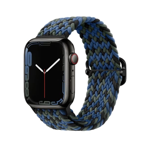 Braided Bracelet for Apple Watch 42/44/45 mm Blue Green M