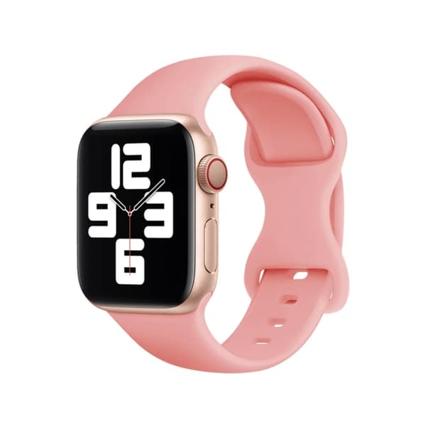 Armband i Silikon för Apple Watch 38/40/41 mm Rosa S 1-Pack