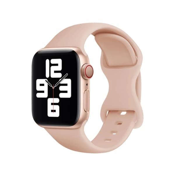 Silikoninen rannekoru Apple Watchille 42/44/45 mm Rose S